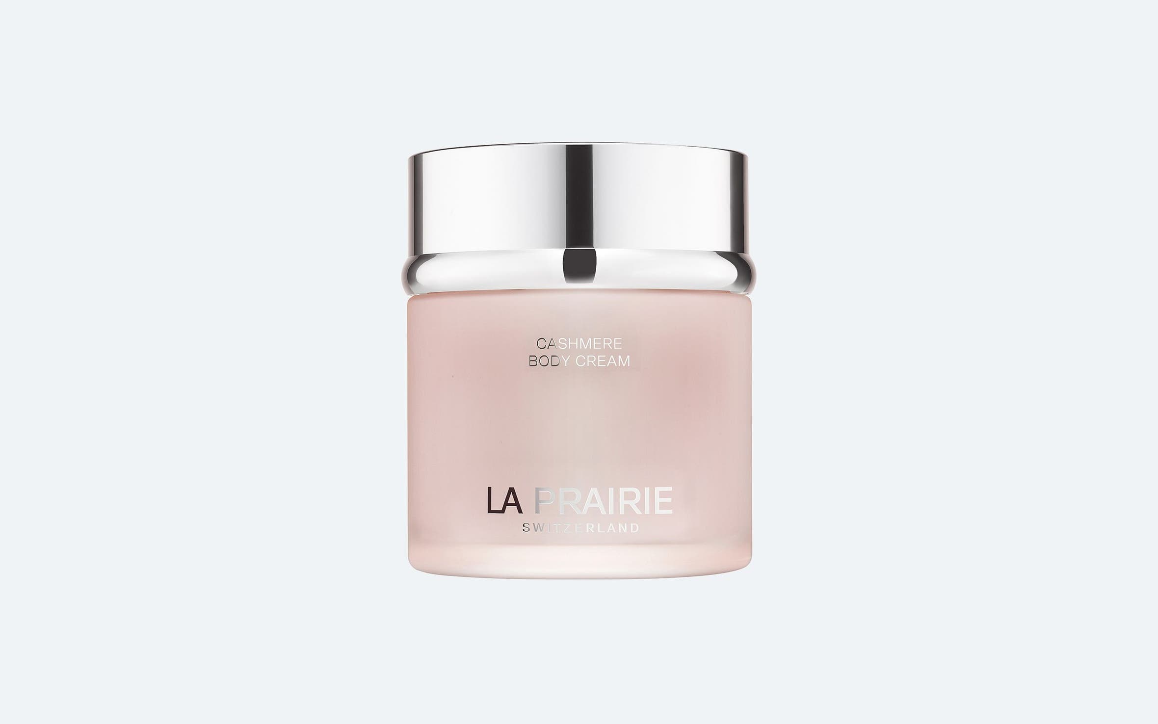 La Prairie body cream.