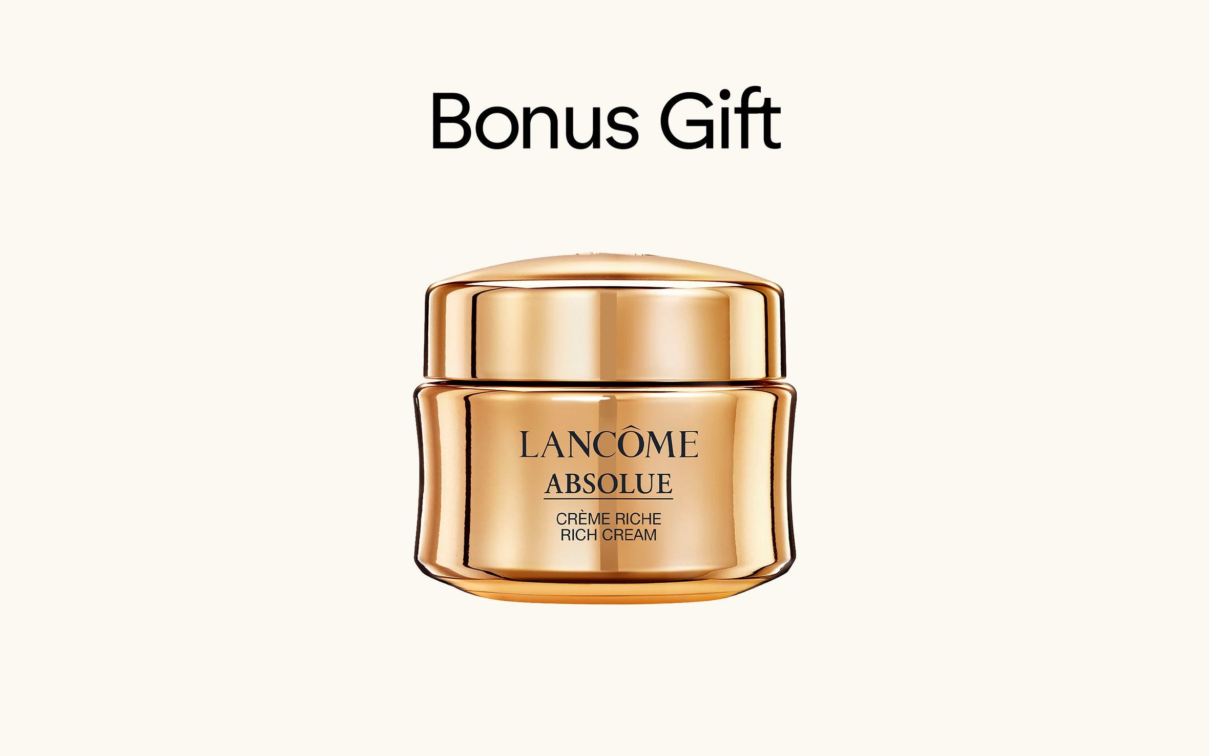 Lancôme gift with purchase.