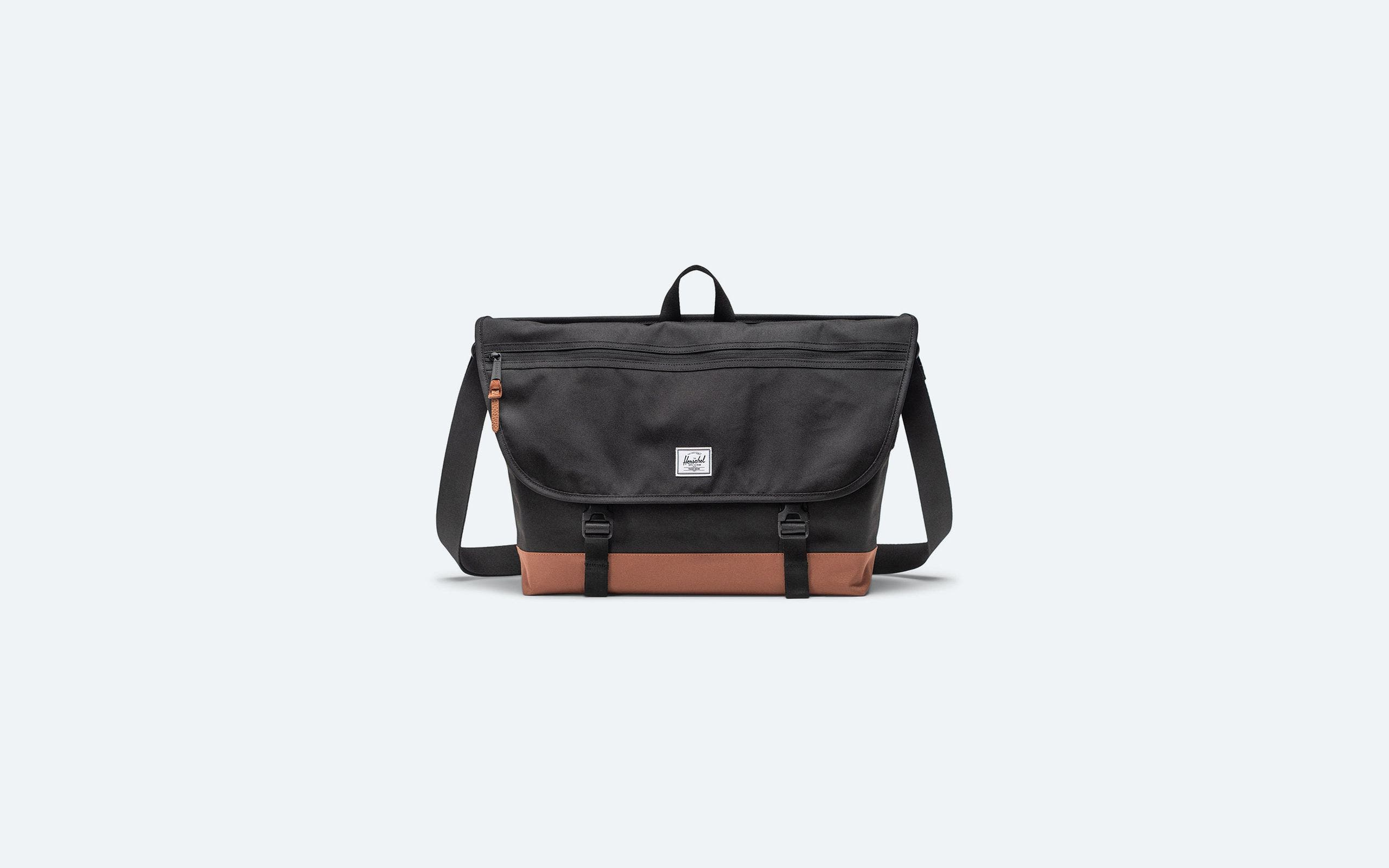 Black messenger bag from Herschel Supply Co.