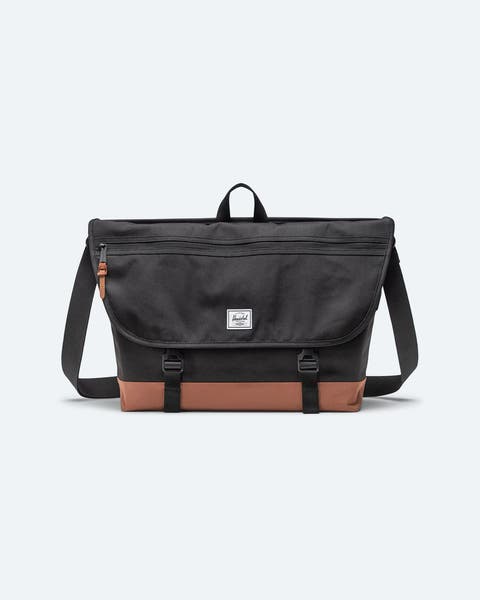 Black messenger bag from Herschel Supply Co.