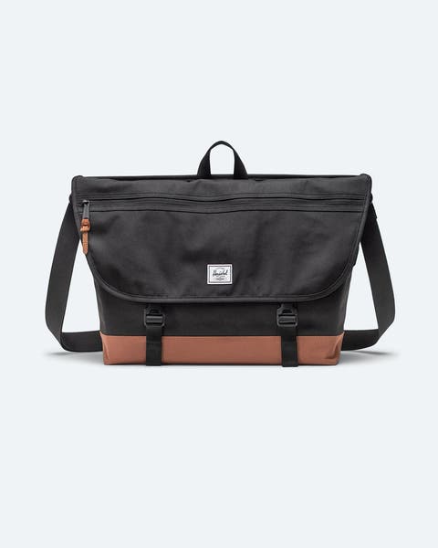 Black messenger bag from Herschel Supply Co.