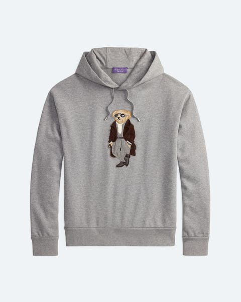 A hoodie from Ralph Lauren Purple Label.