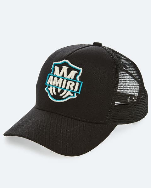 A snapback cap from Amiri.