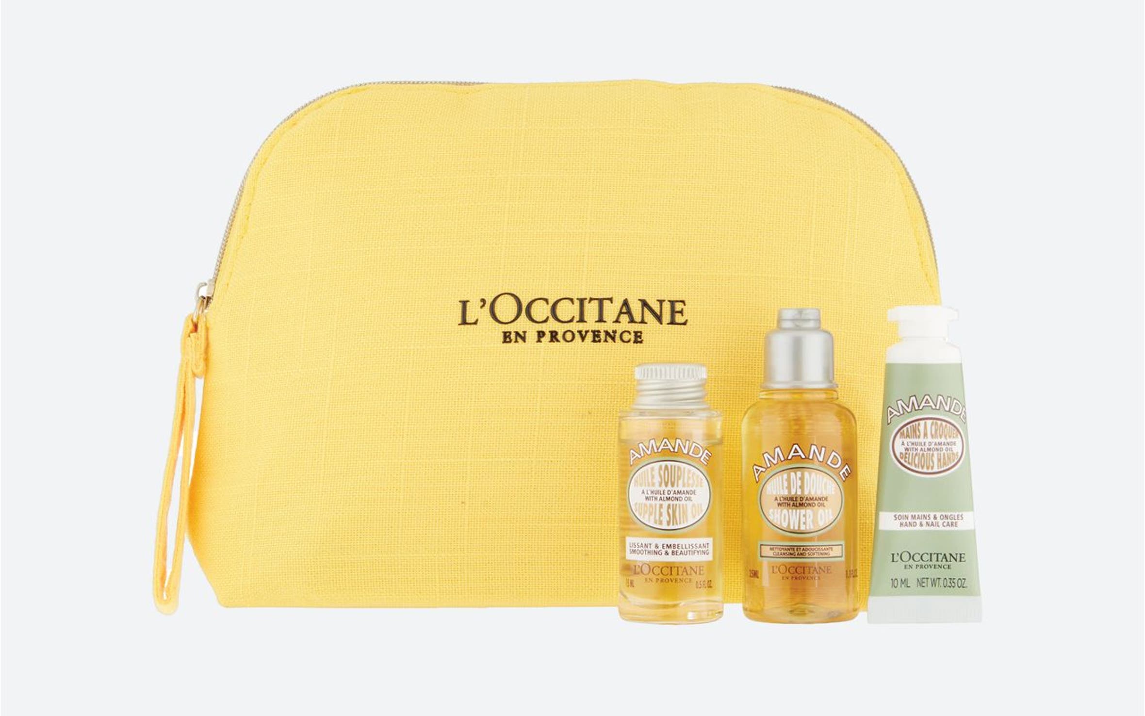 L'Occitane gift with purchase.