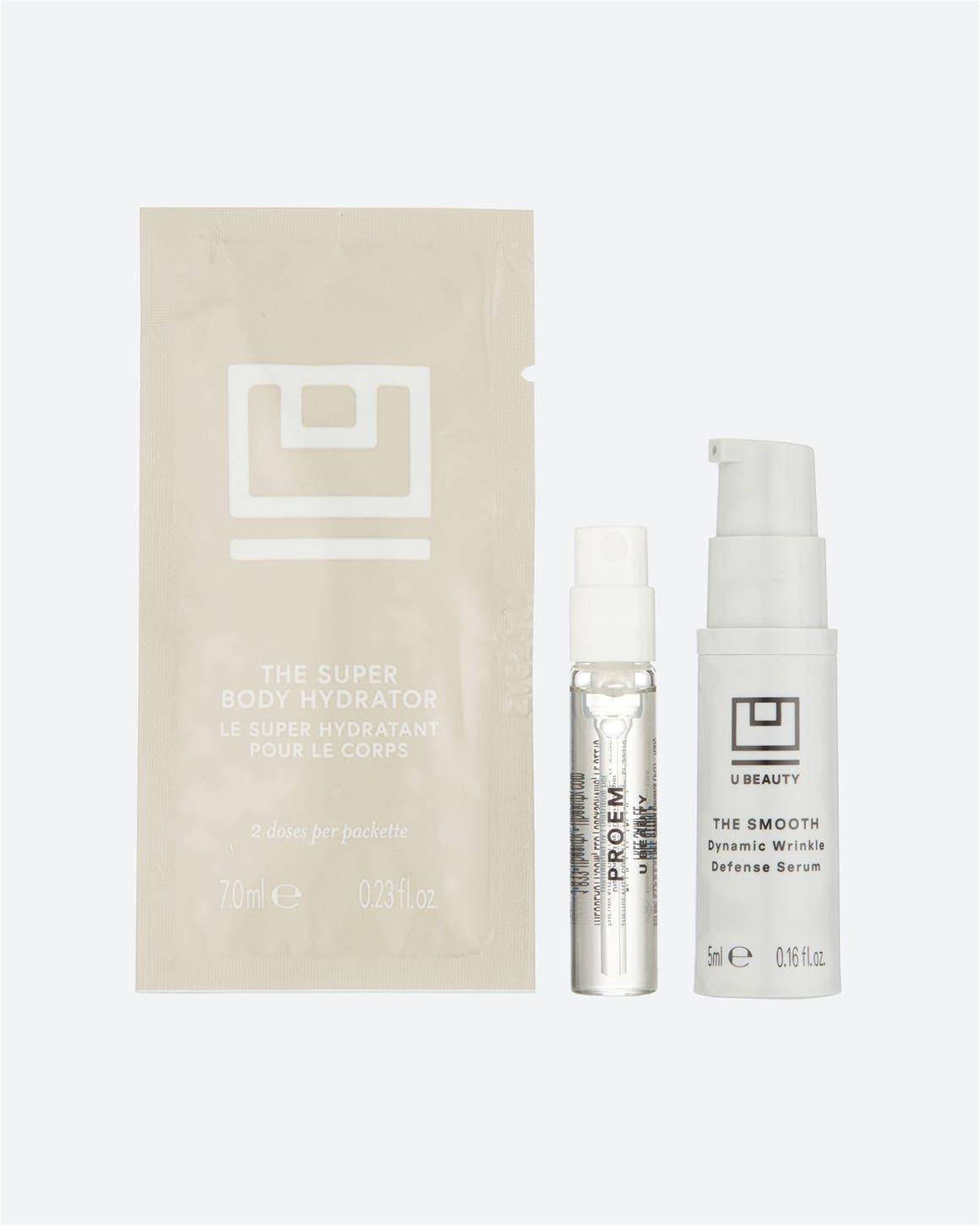 U Beauty gift with purchase.