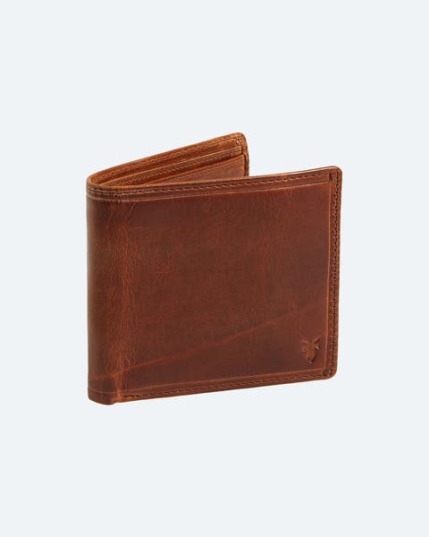 Brown leather wallet.