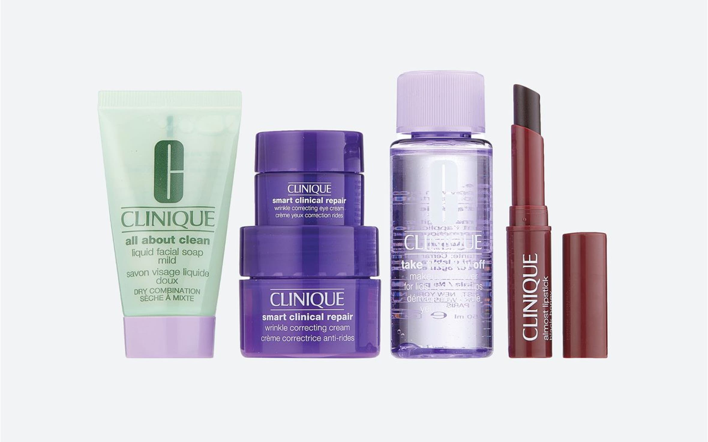 Clinique gift with purchase.