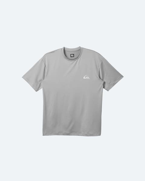 Grey UPF shirt.