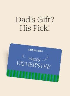 a gift card for fathers day.