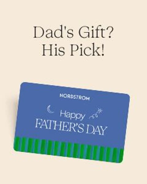 a gift card for fathers day.