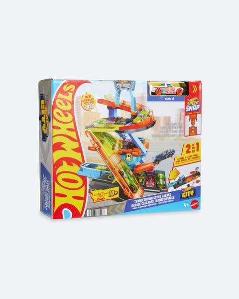 A Hot Wheels play set.