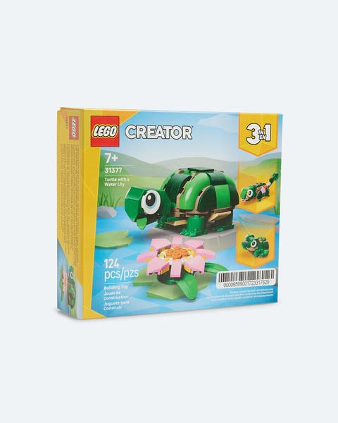 A LEGO turtle set.