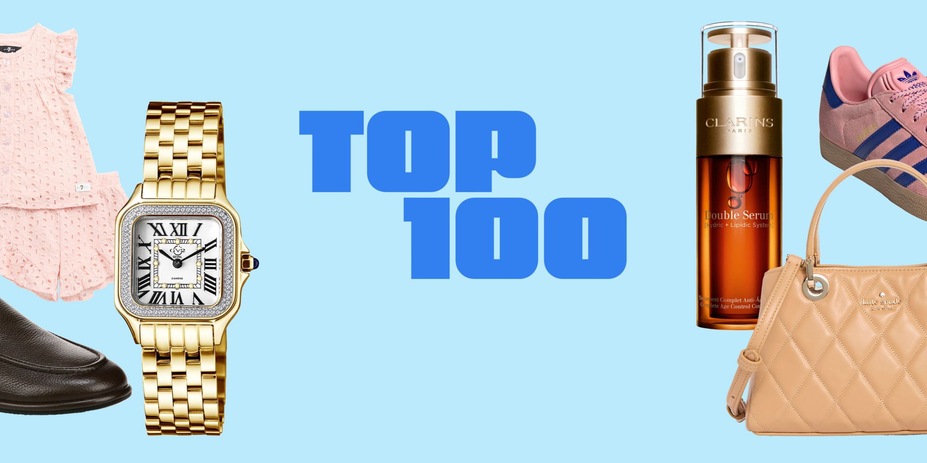 Top 100: up to 65% off summer's best deals. An assortment of shoes, clothing, beauty and accessories.