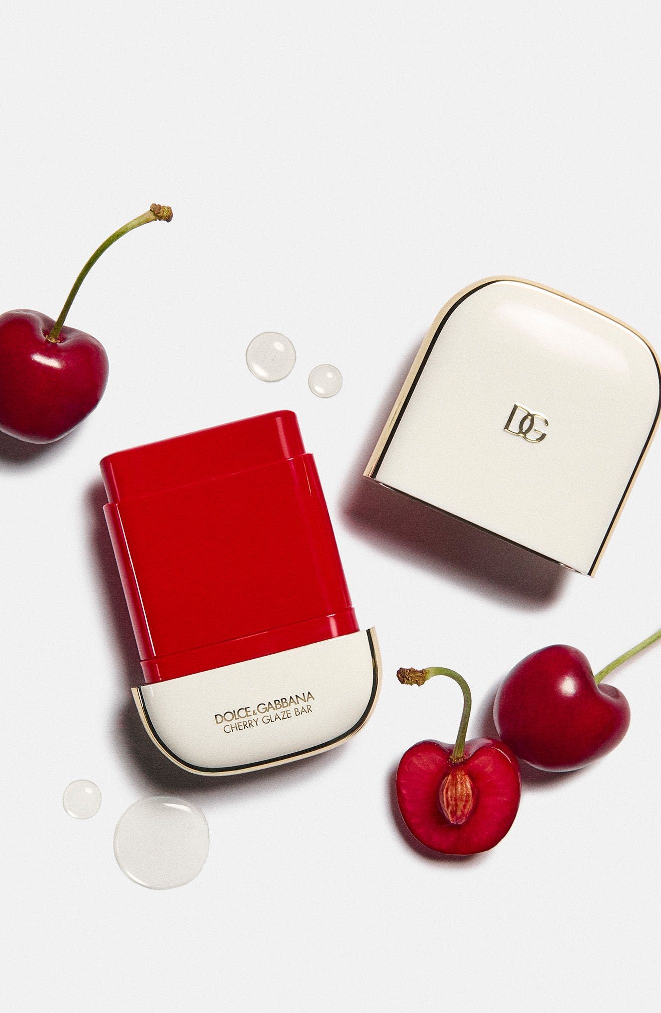 Dolce&Gabbana cherry glaze bar.