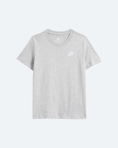 A grey Nike t-shirt.