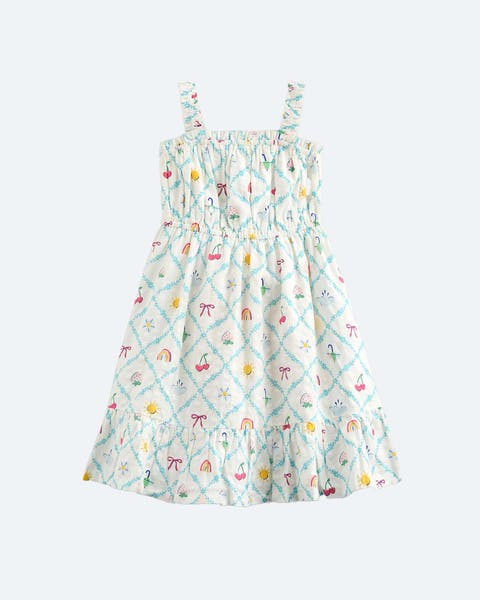 A printed summer dress.