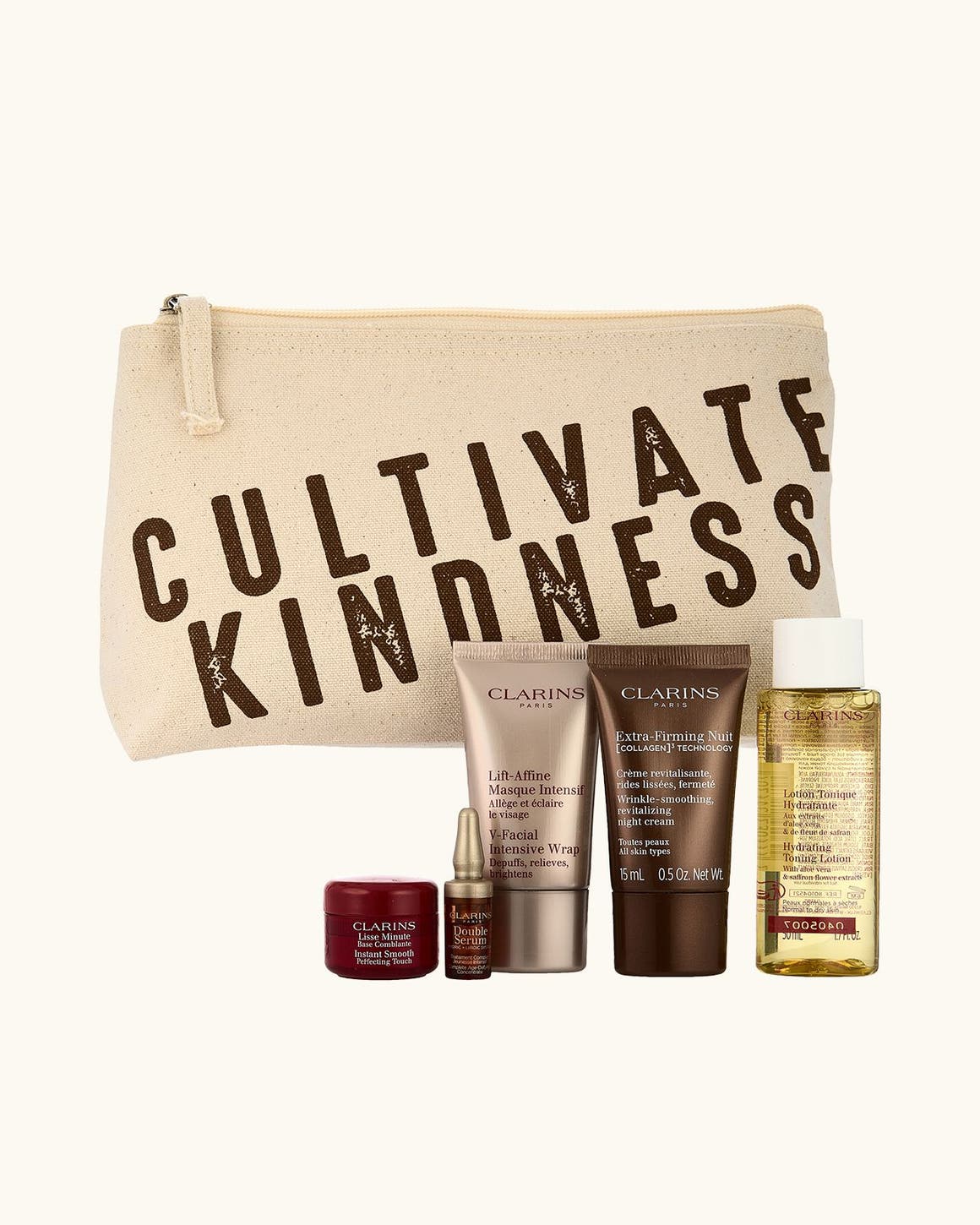 Clarins gift with purchase.