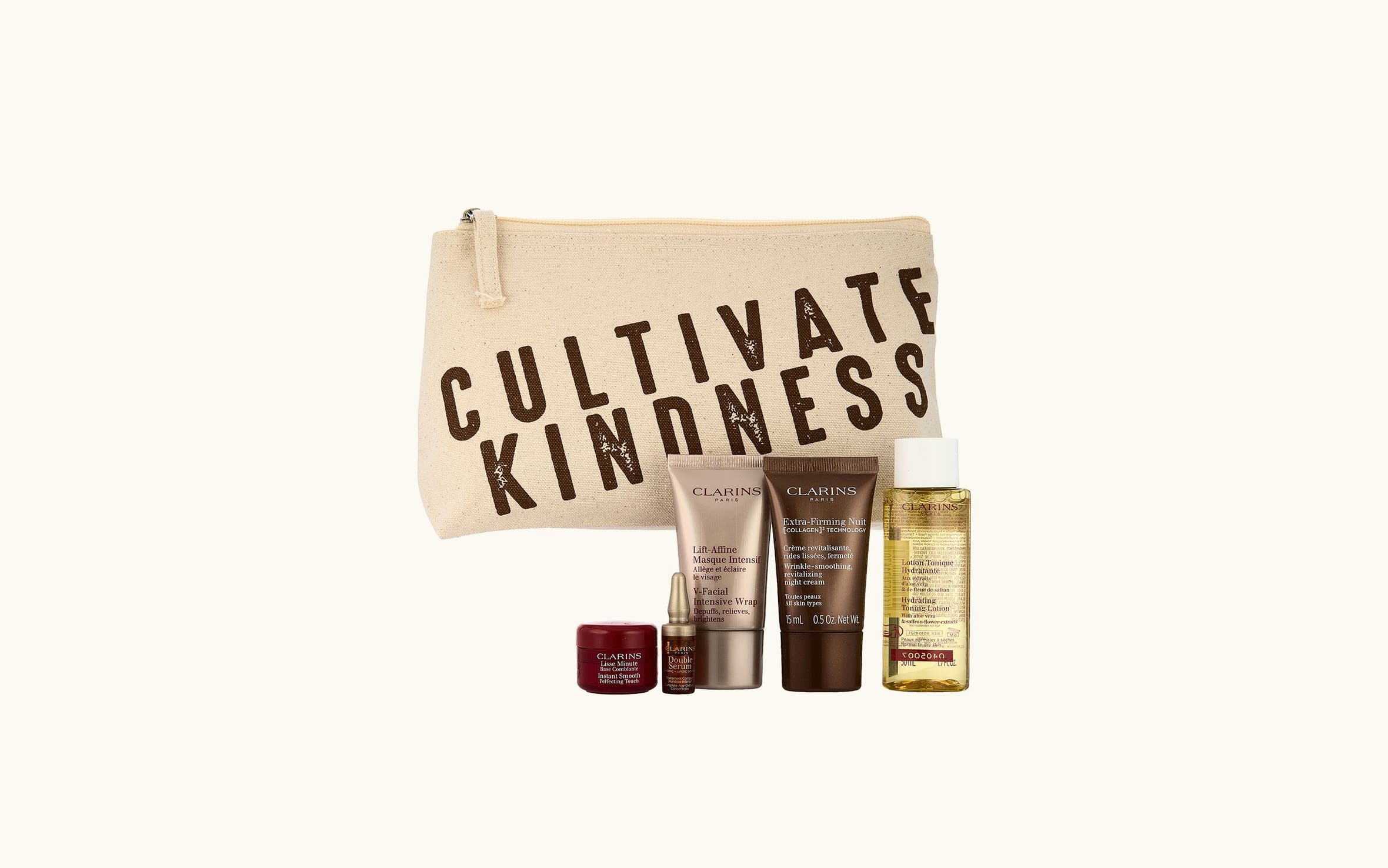 Clarins gift with purchase.
