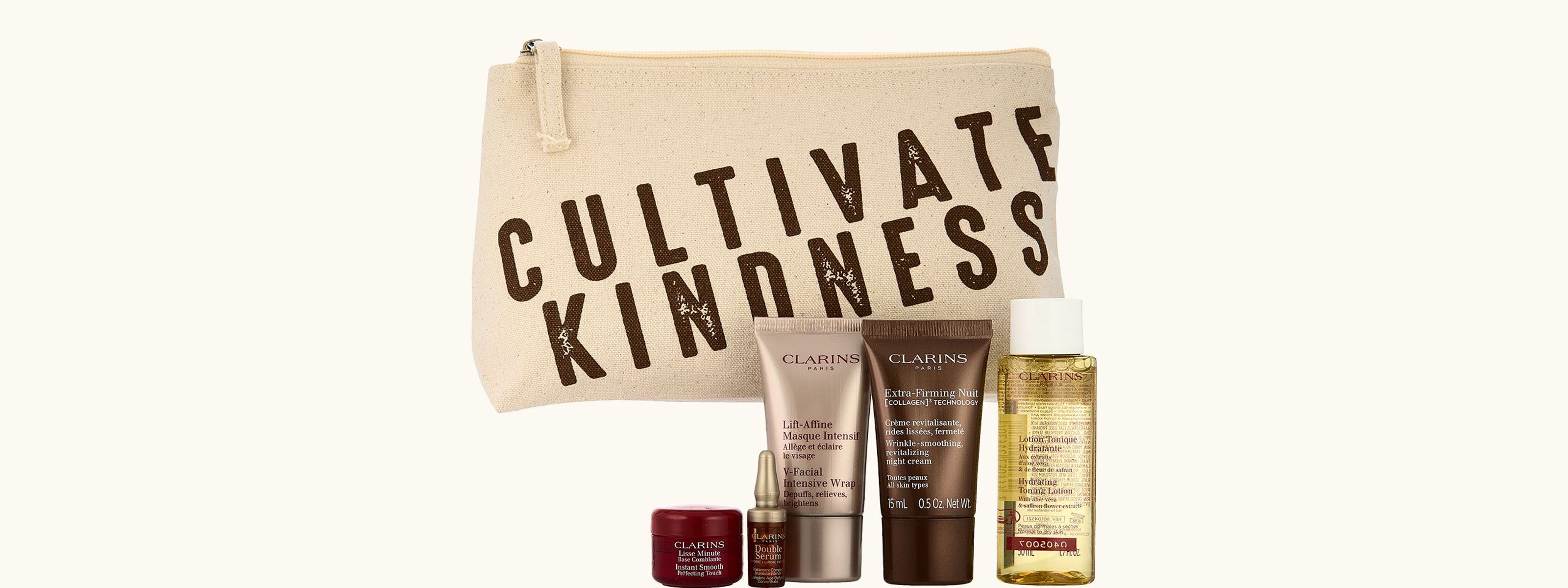 Clarins gift with purchase.
