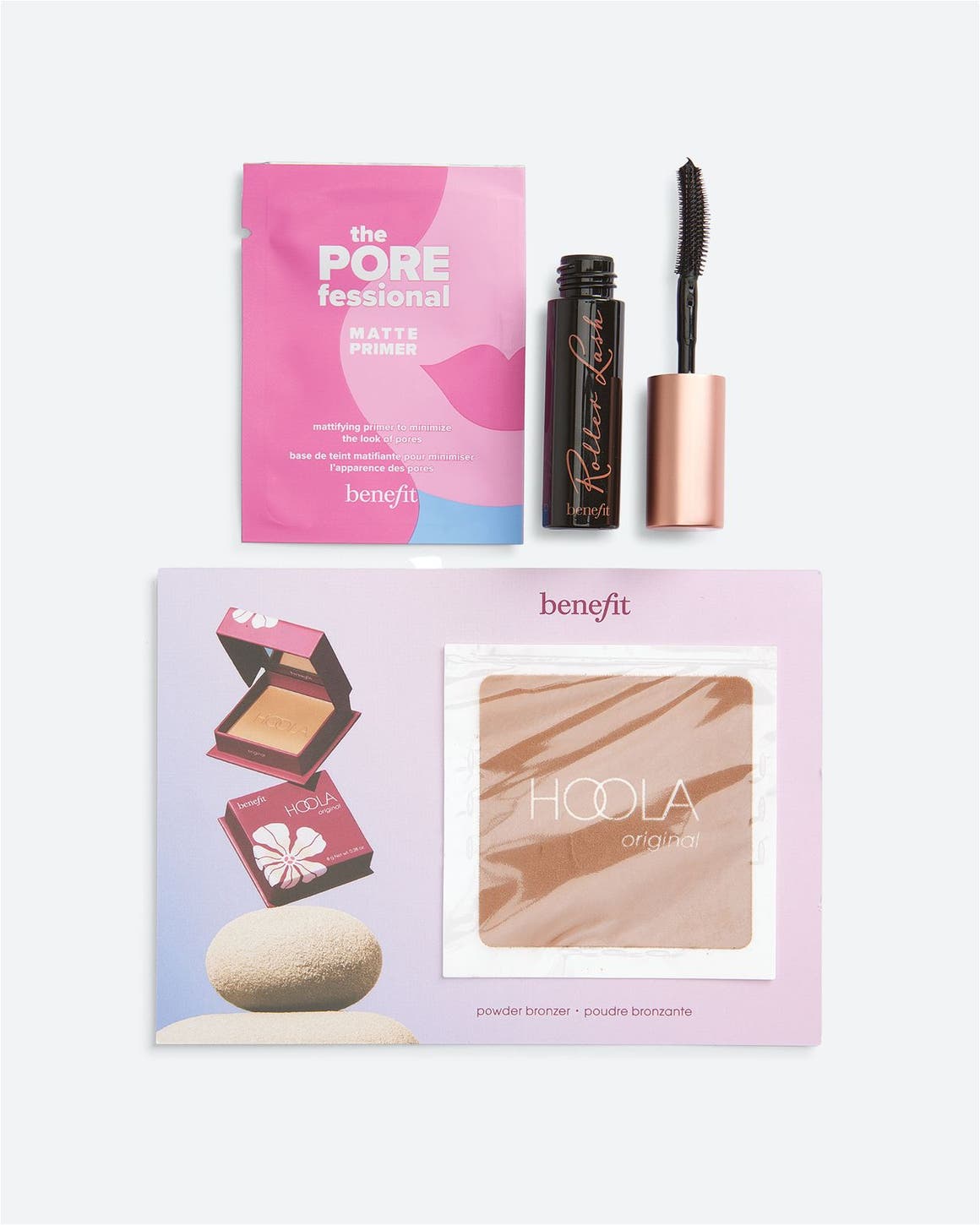 Benefit Cosmetics gift with purchase.