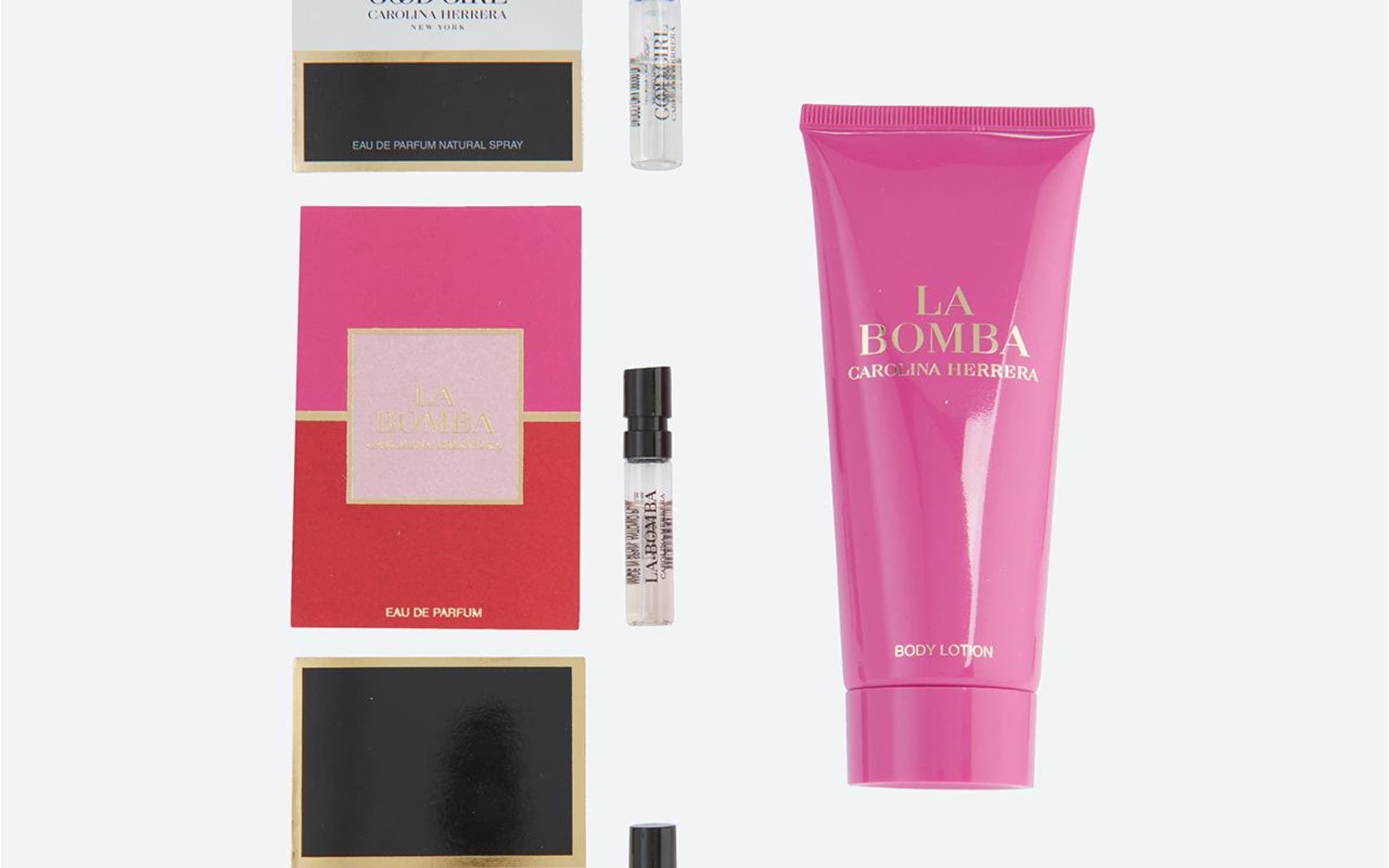 Carolina Herrera gift with purchase.