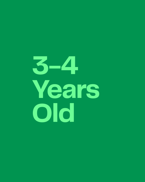 3-4 years old. 