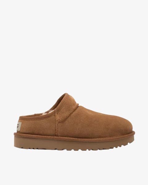 Women's brown slippers.