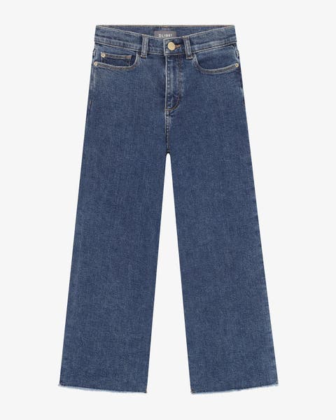 Kid's blue jeans.