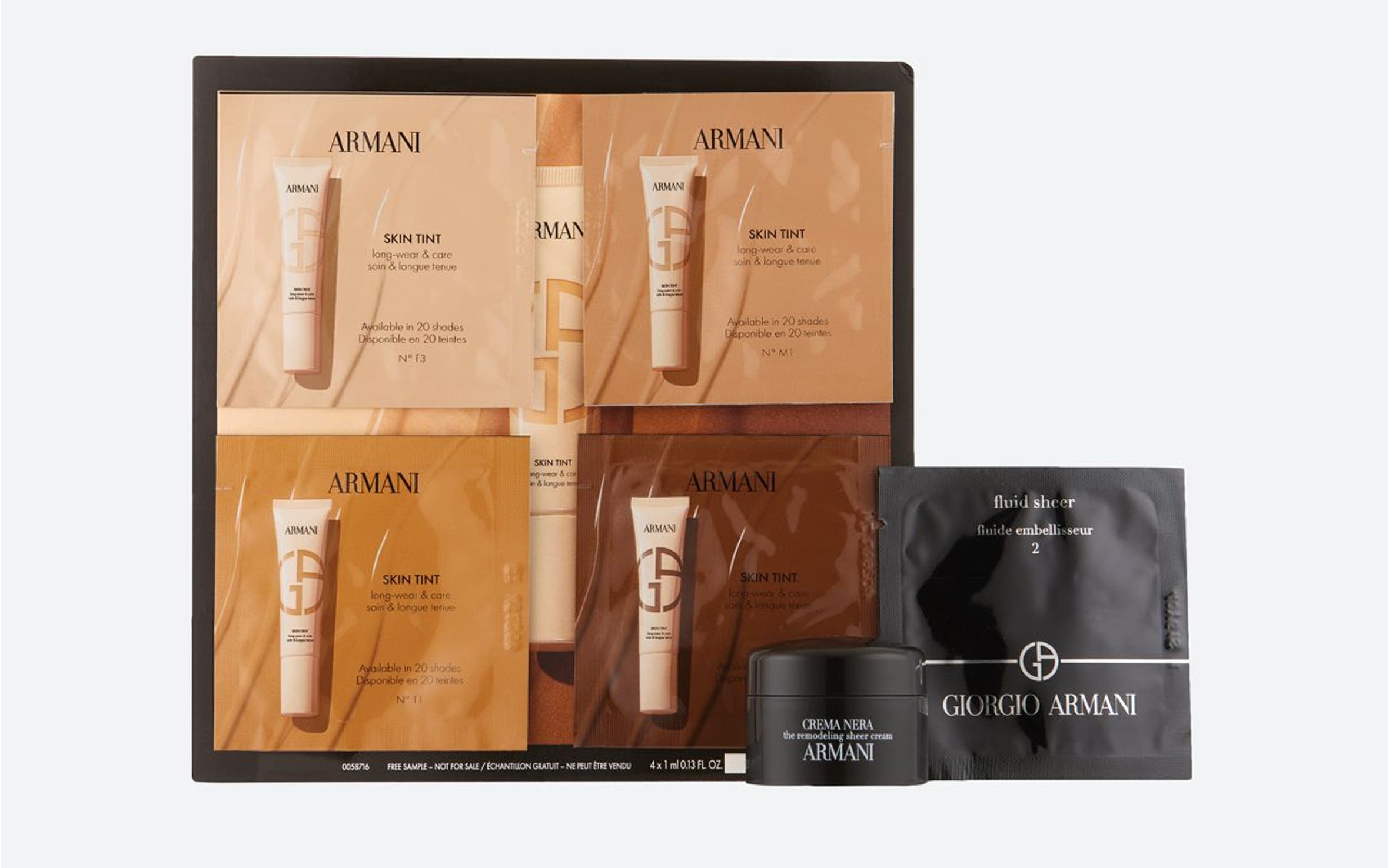 ARMANI gift with purchase.