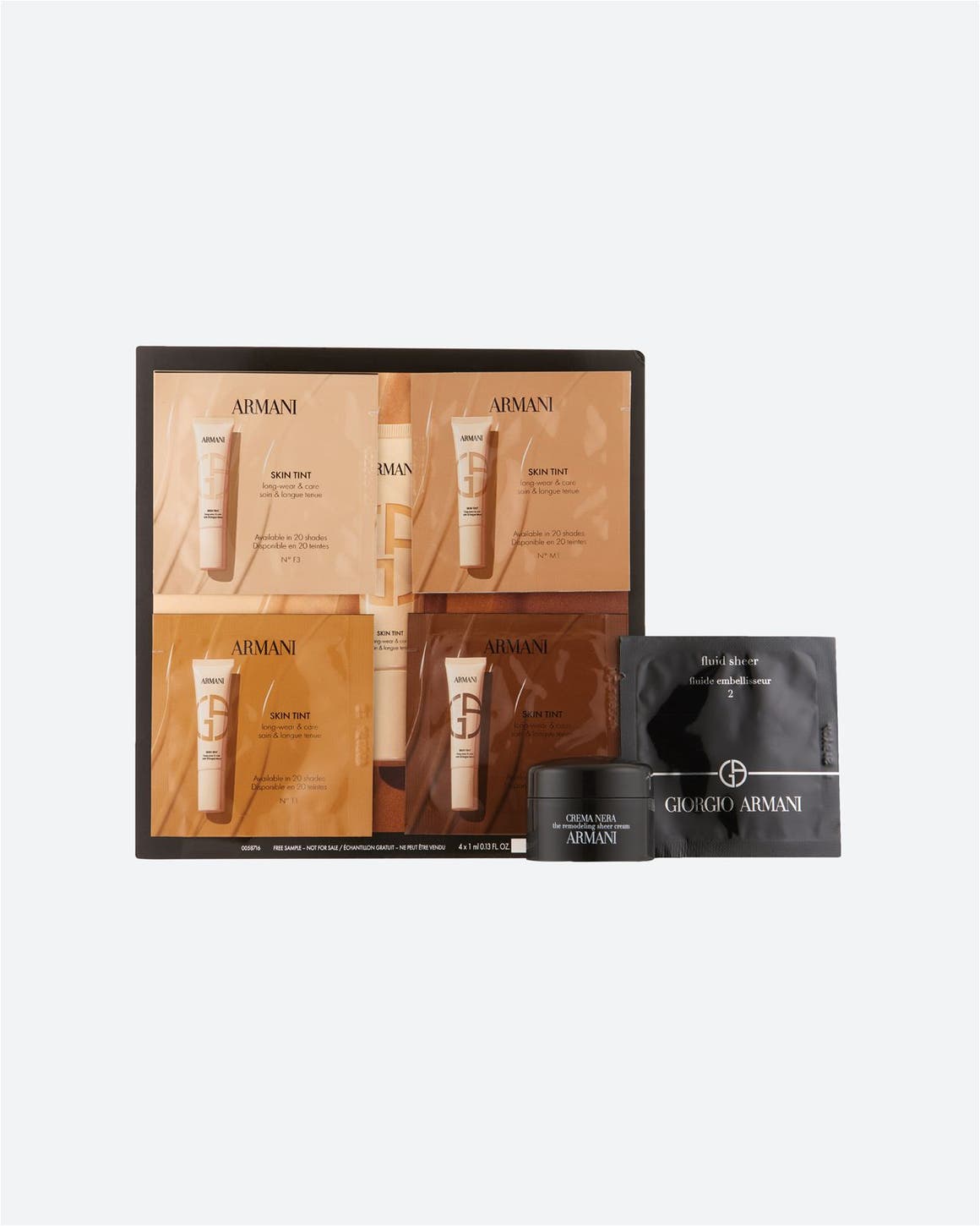 ARMANI gift with purchase.
