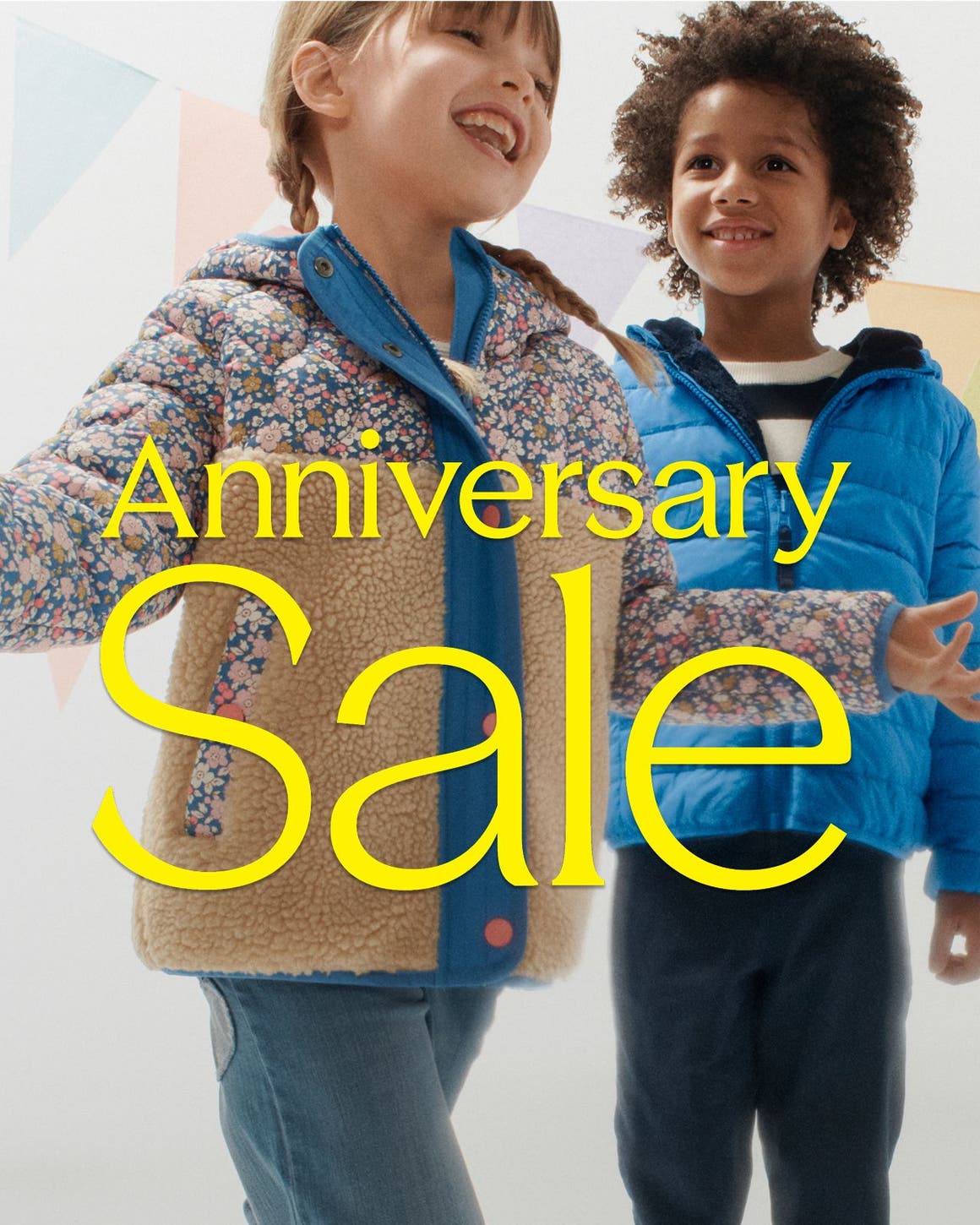 Kids in Anniversary Sale styles. 
