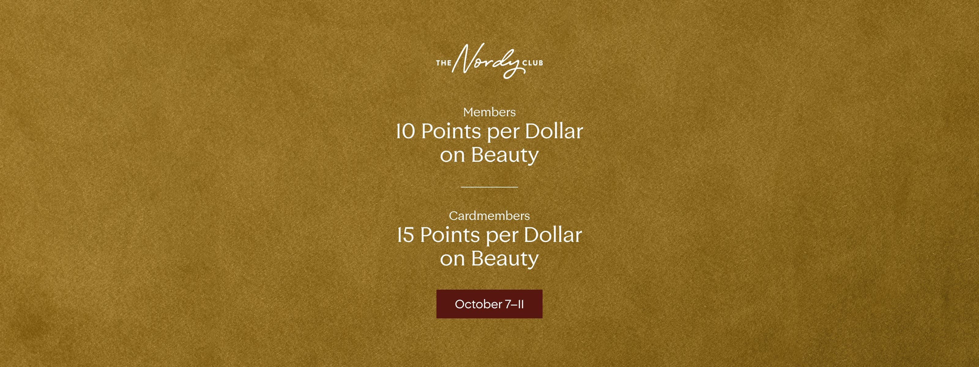 Beauty Bonus Points Offer