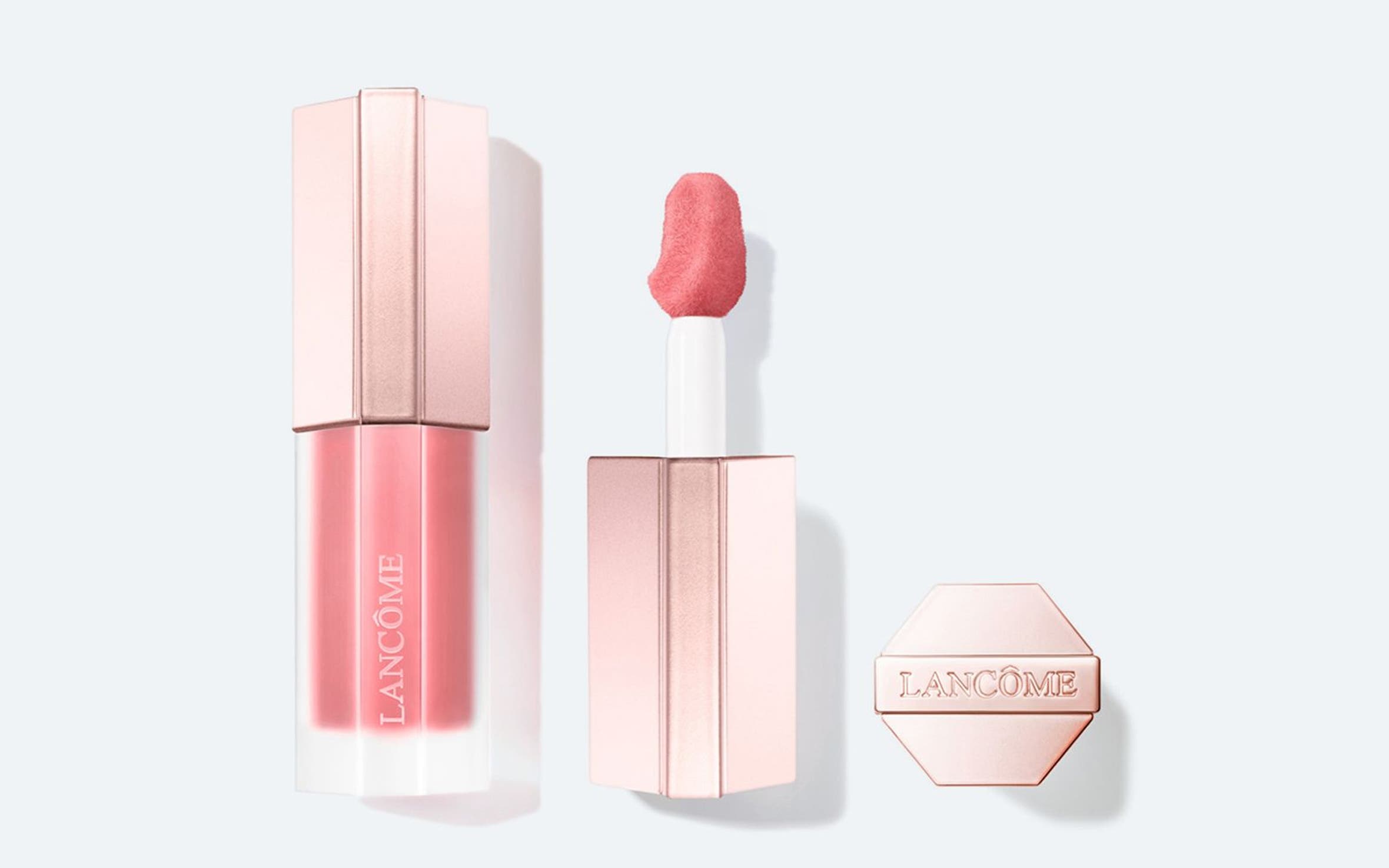 Lancôme blurring lip makeup.