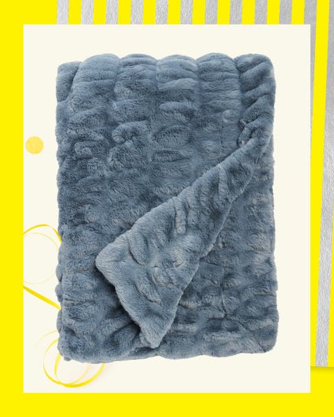 A fuzzy blanket.