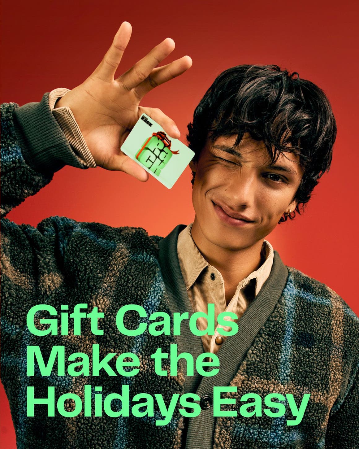 Gift cards make the holidays easy. 