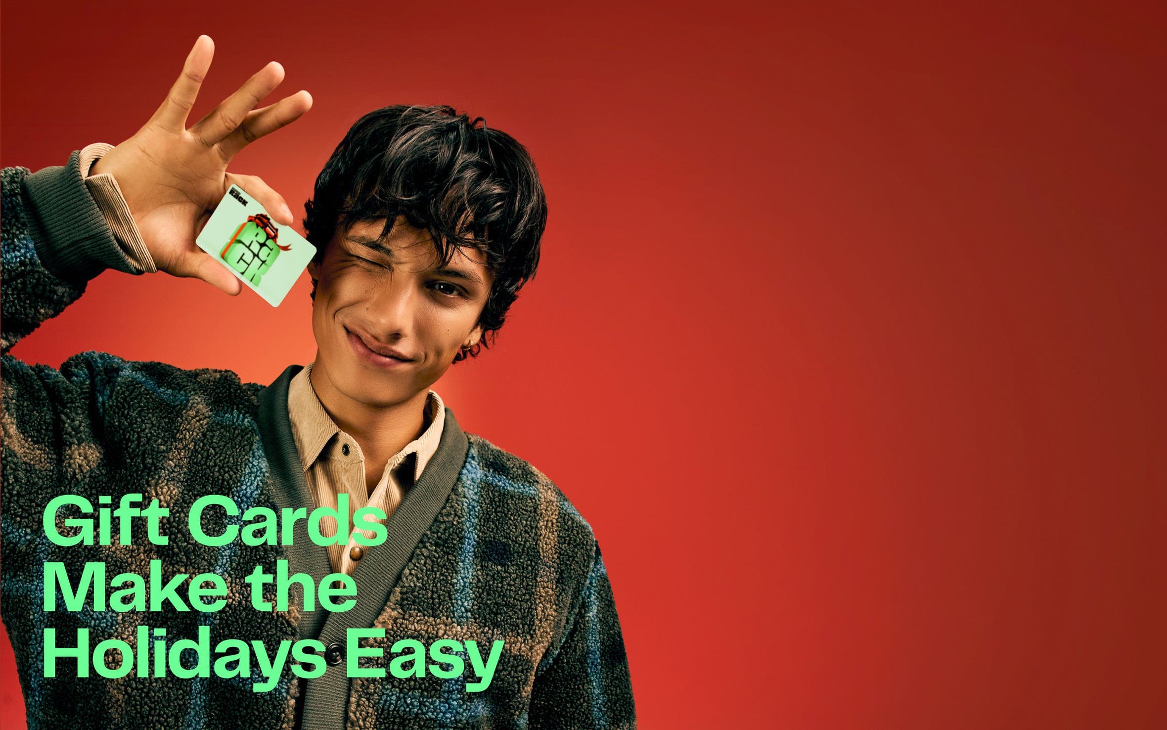 Gift cards make the holidays easy. 