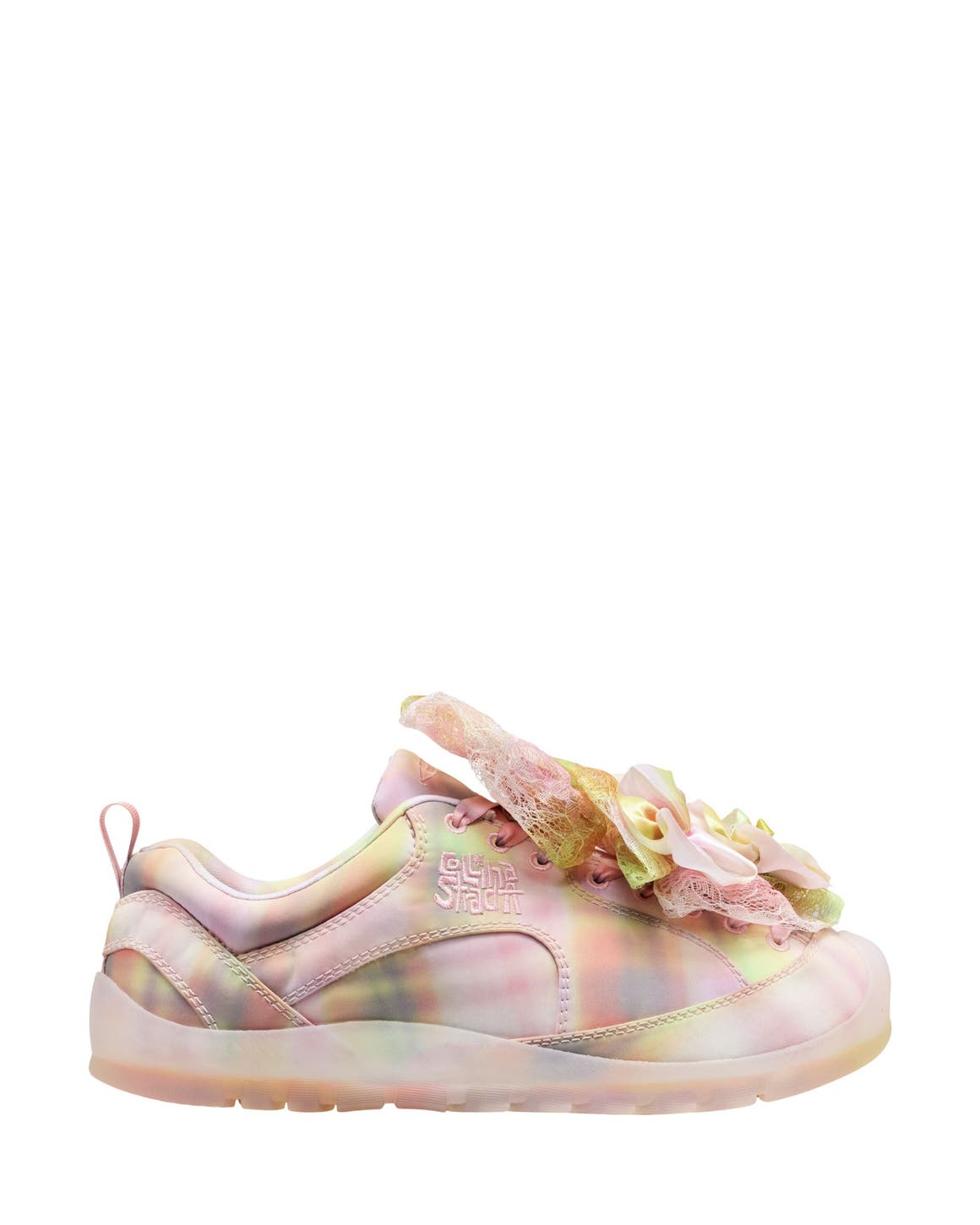 Keen sneaker with bows.