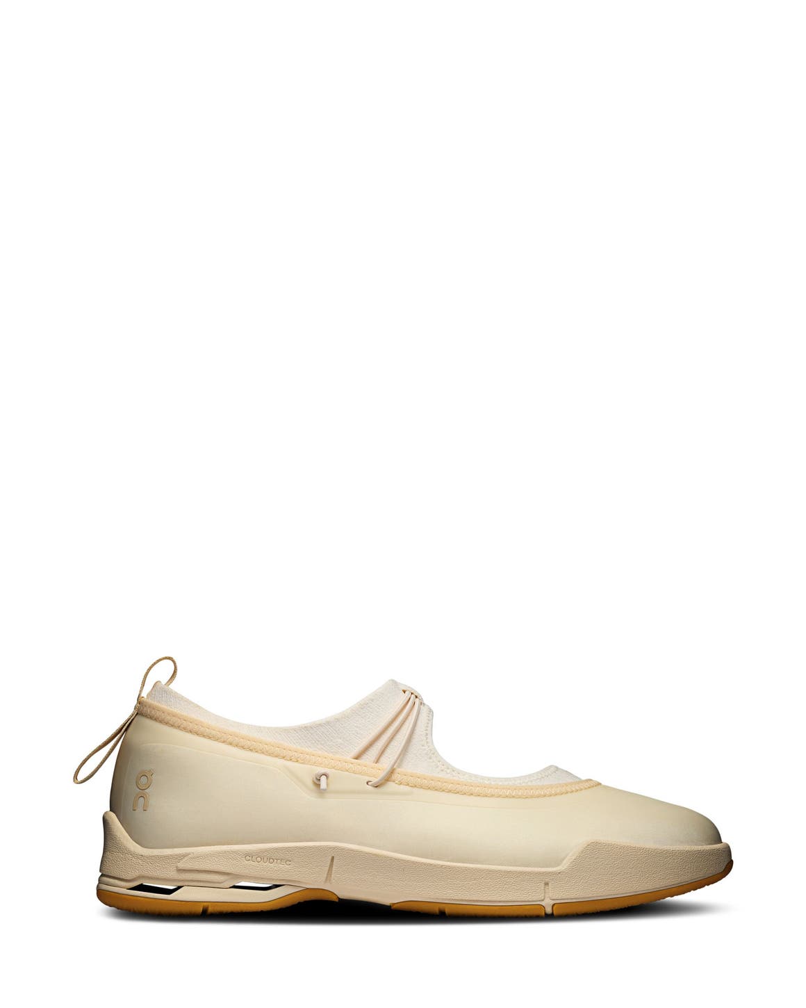 On mary jane sneaker.