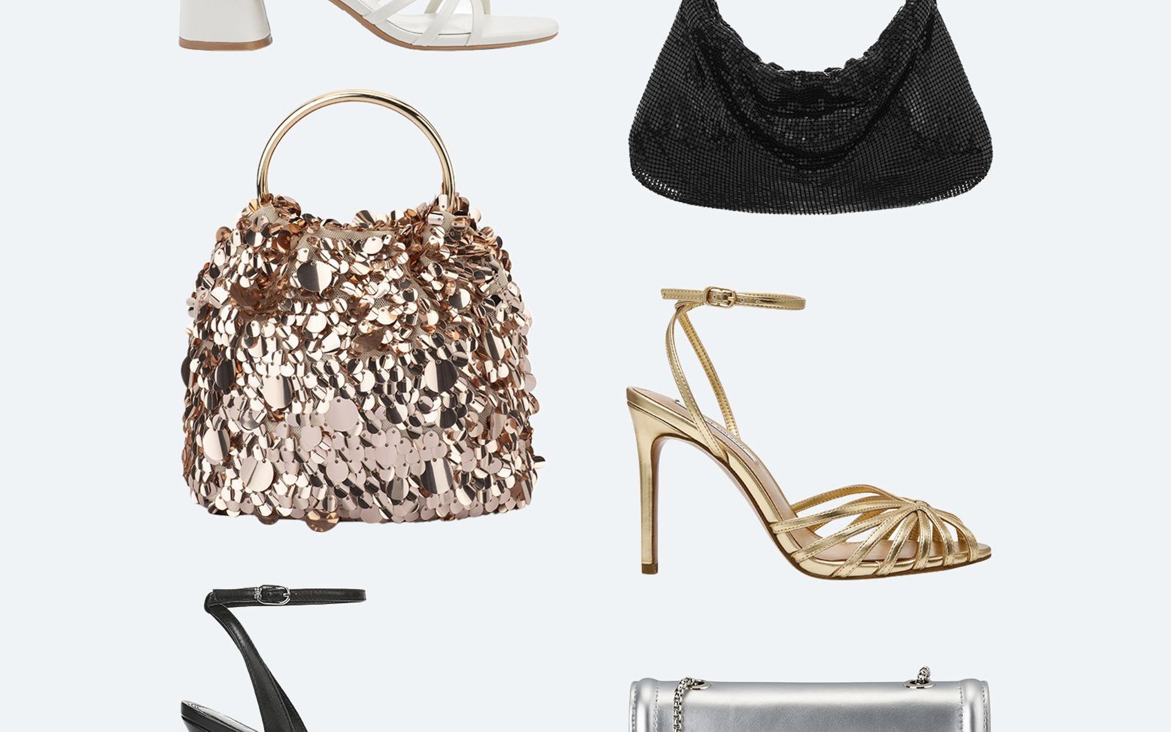 Bags and heels for going out.