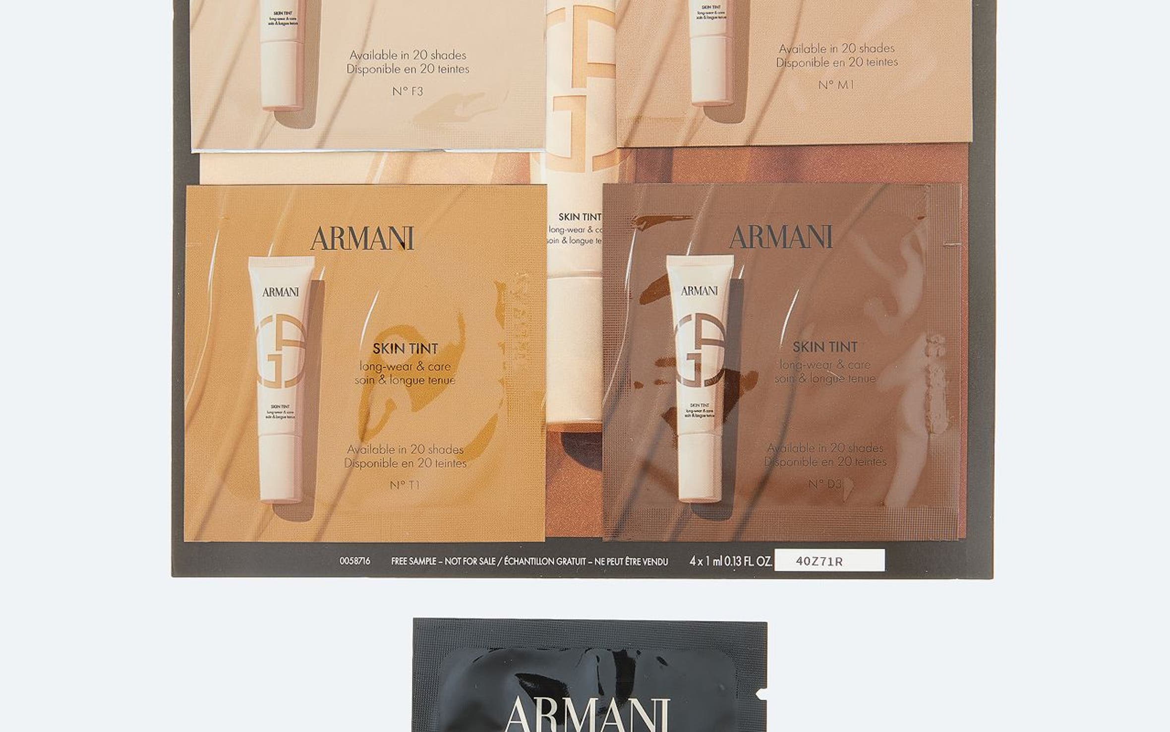 ARMANI gift with purchase.