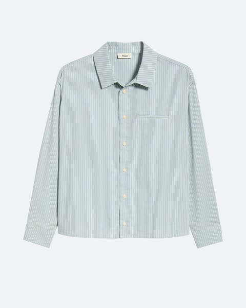 A striped Elwood button up.