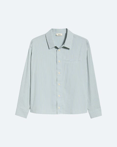 A striped Elwood button up.
