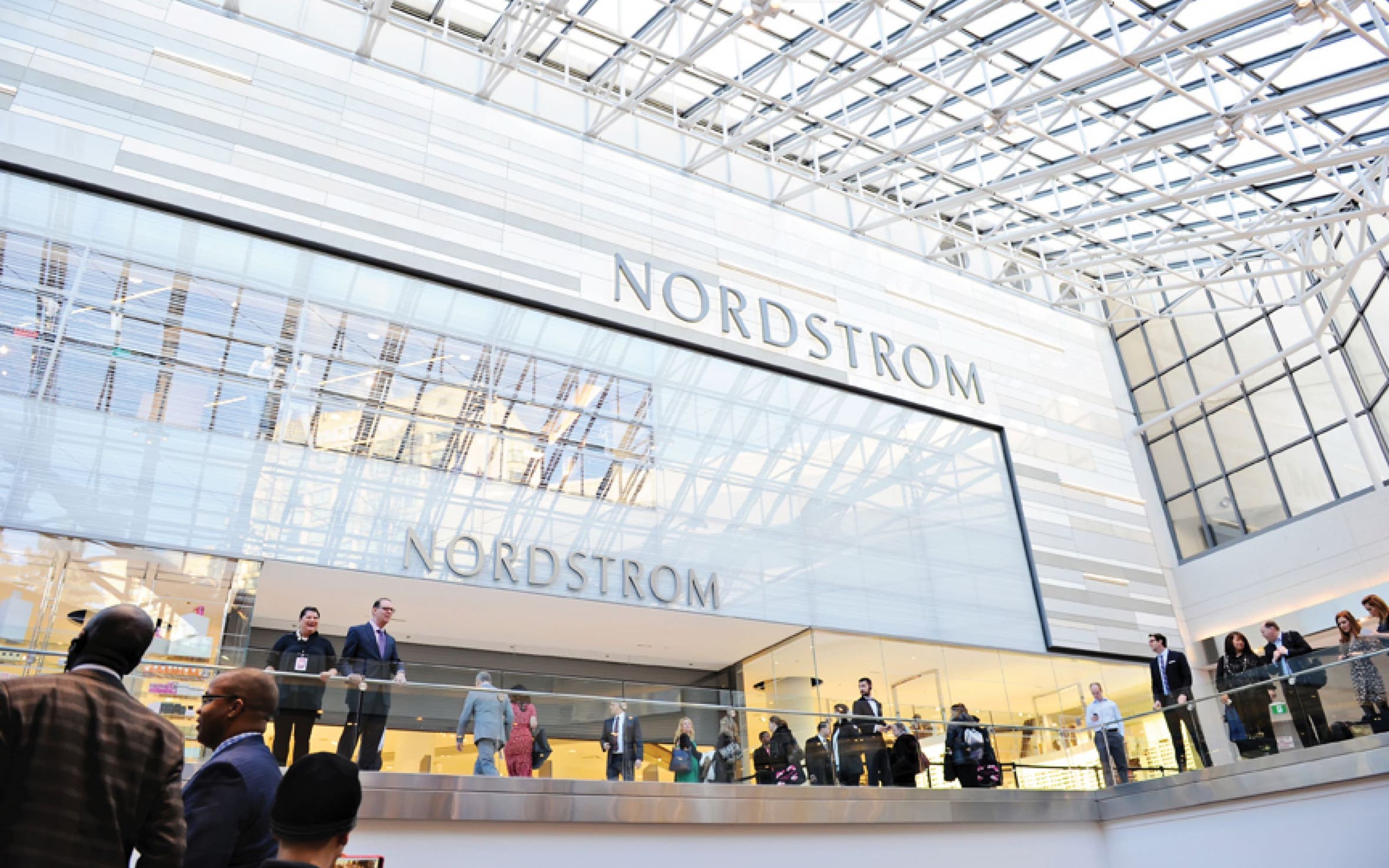 Nordstrom opens its first international store at Chinook Centre in Calgary, Canada.