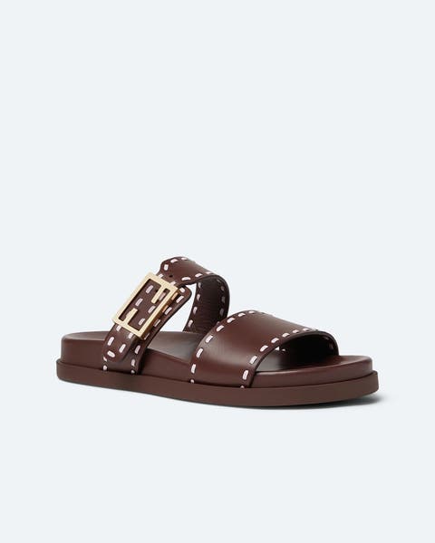 Fendi slide sandals.