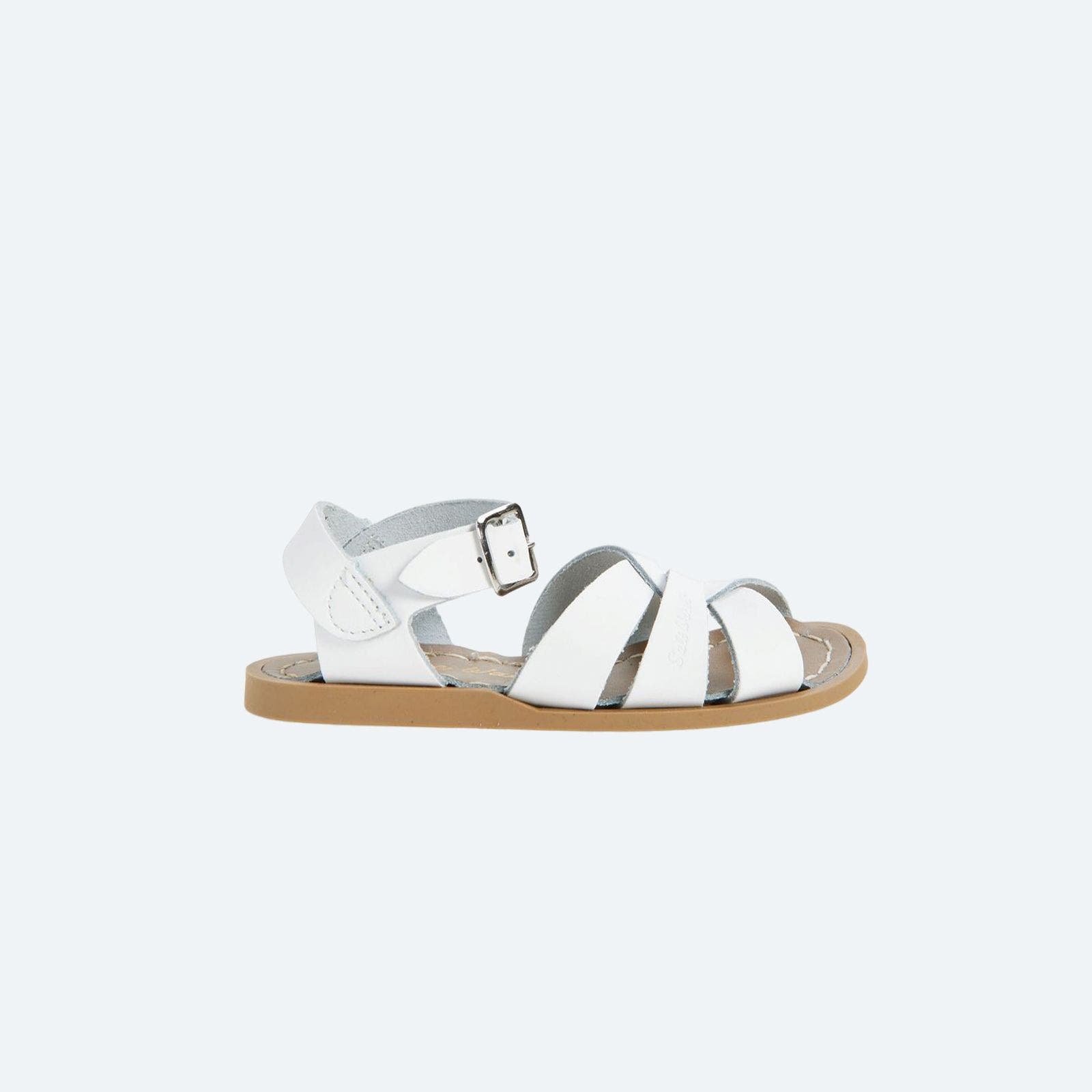 White kids saltwater sandal