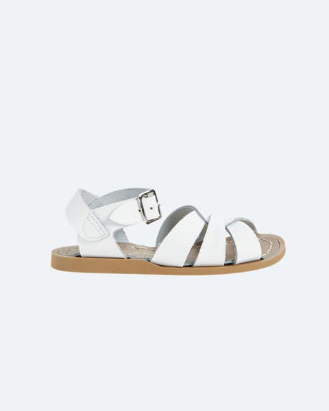Kids white saltwater sandal