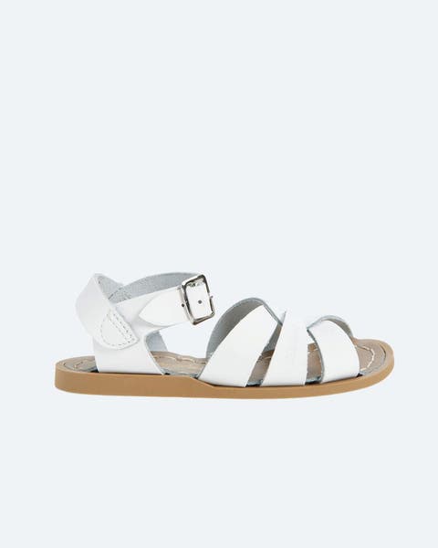 White kids saltwater sandal