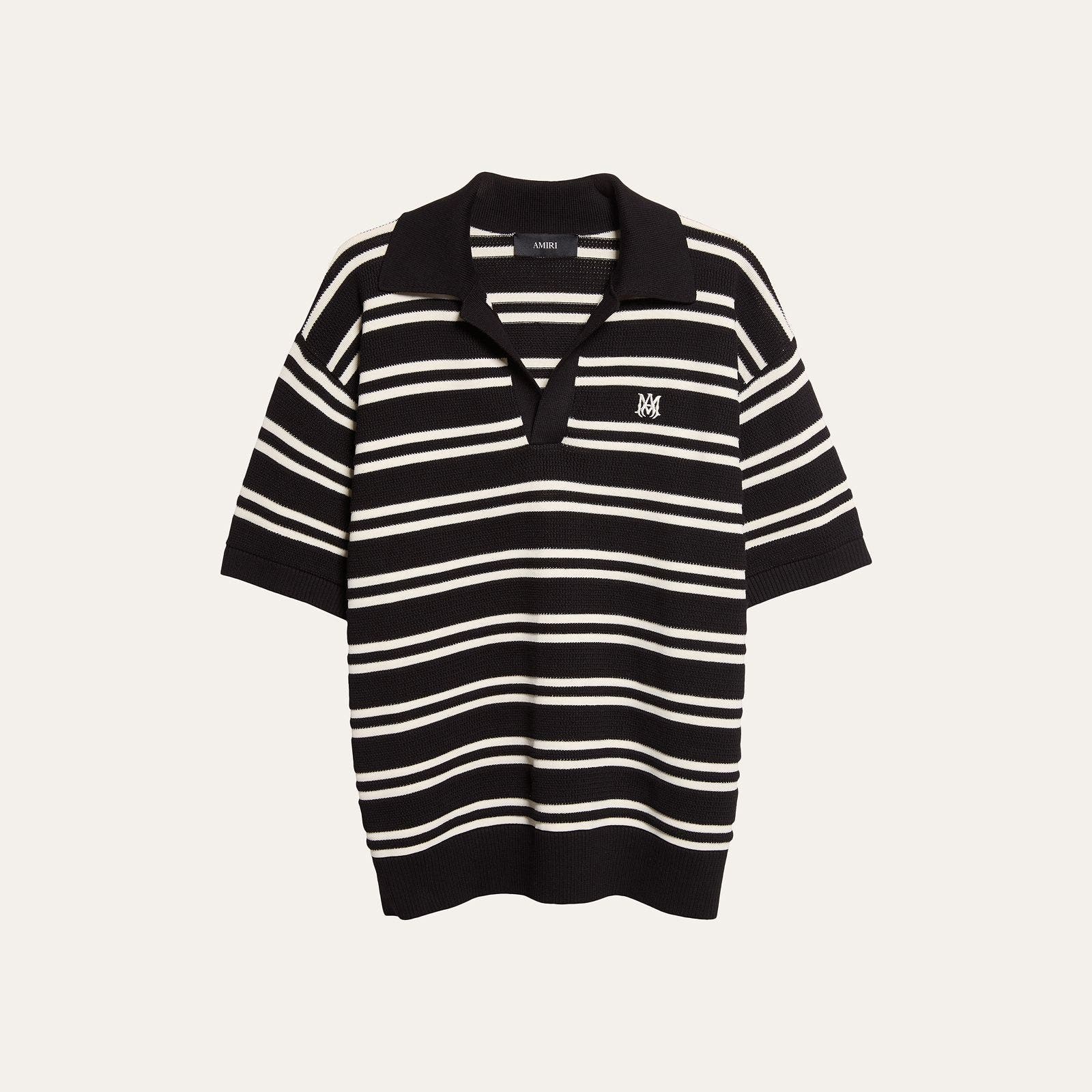 Image of Men's Amiri striped polo.