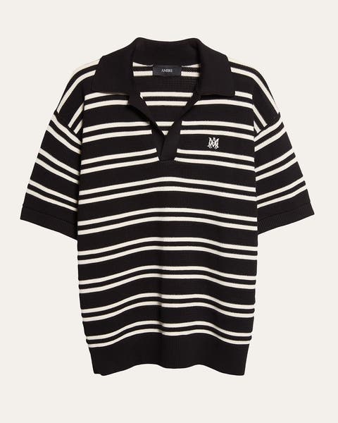 Image of Men's Amiri striped polo.
