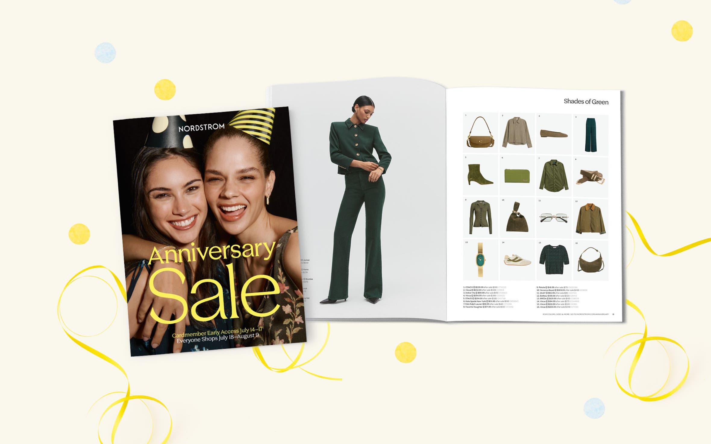 Images from the Anniversary Sale catalog.